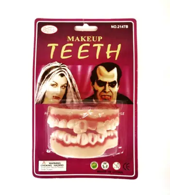 ฟัน เขี้ยว ฟันปลอม ฟันยาง ฟันผี ฟันแวมไพร์ ฟันแดรกคูล่า ฟันผีดิบ ฟันซอมบี้ ฟันฮาโลวีน พร็อพฮาโลวีน Halloween Rubber Latex Vampire Dracula Ghost Zombie Teeth Party Prop (7)