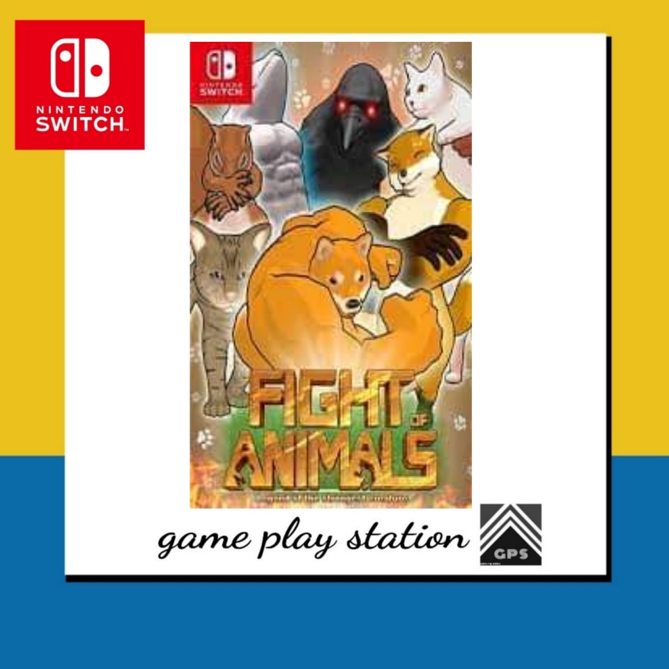 nintendo switch fight of animals ( english zone 2 ) ราคา  1,290 บาท*ส่งฟรี