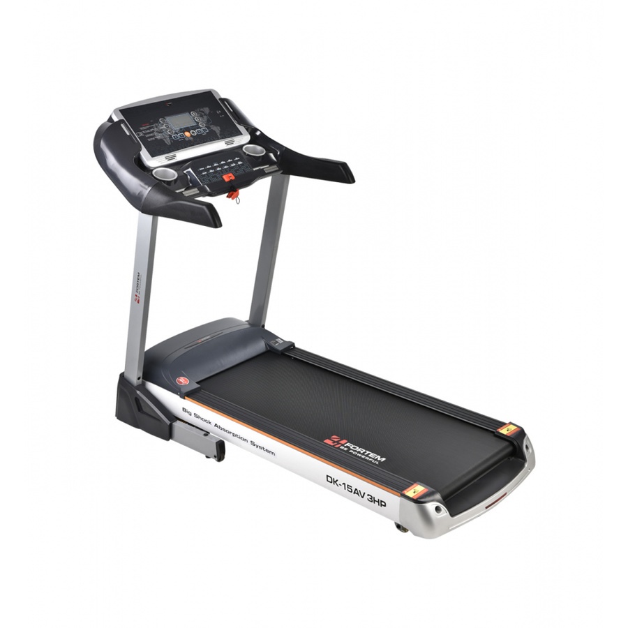 4TEM ลู่วิ่งไฟฟ้า 3แรงม้า DK-15AV ขนาด 175x77x130ซม. สีดำ ราคา 21,793 บาท*ส่งฟรี