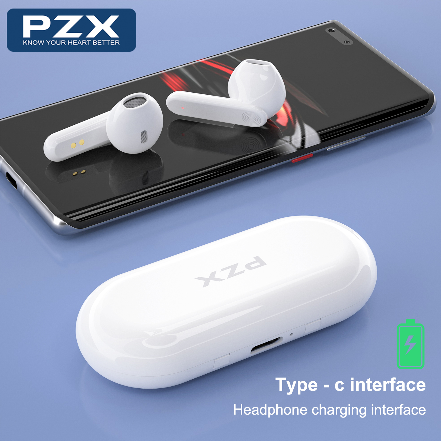 หูฟังบลูทูธ 5.0 หูฟัง ไร้สาย PZX L50 ใช้กับ Android IOS Bluetooth V5.0 เสียงดี เบสแน่น TWS BY.JDO Vision ราคา 268 บาท*ส่งฟรี