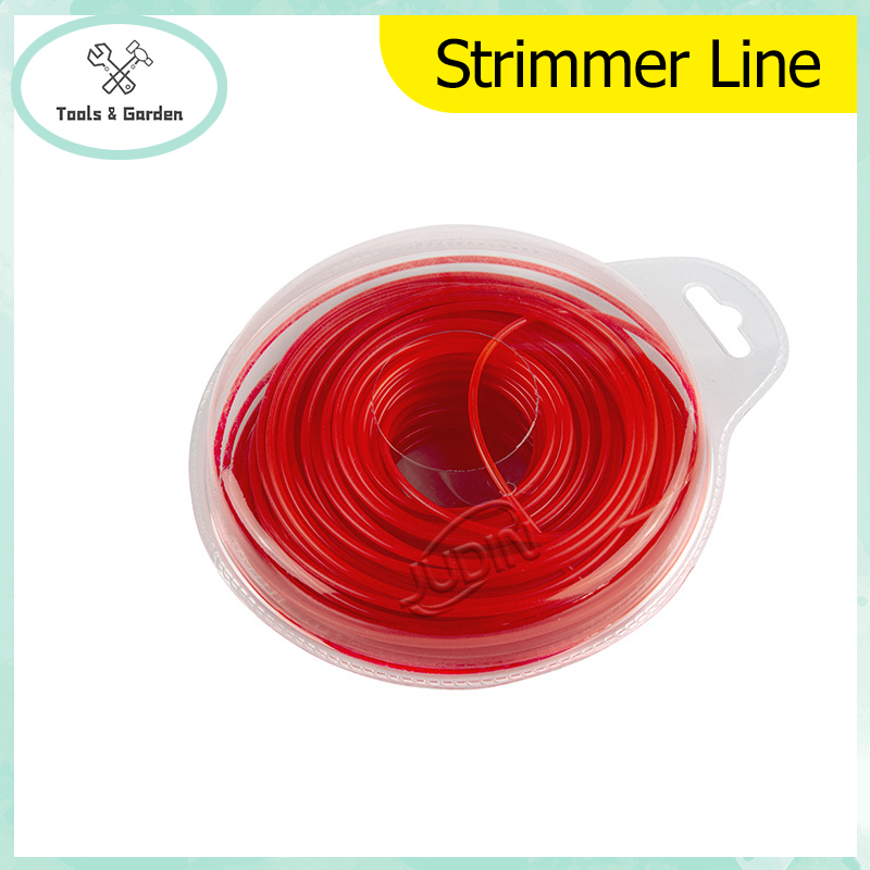 T&G Wire Strimmer Line 3mm ตัด Grass Strimmer ตัดหญ้าไนลอนเชือกตัดลวดรูปไข่ไนล่อนเชือก 55M