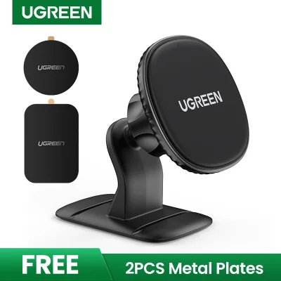 Ugreen 360 Degree Rotating Magnetic Holder for Phone in Car Phone Holder Stand Universal Car Mobile Phone Holder Stand Magnetic Holder for iPhone 11 12 Huawei Samsung Phone