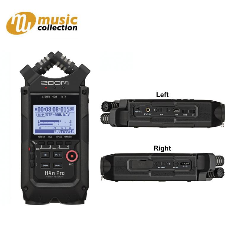 เครื่องบันทึกเสียง ZOOM H4N-PRO BLACK EDITION HANDY RECORDER ราคา 9,660 บาท*ส่งฟรี