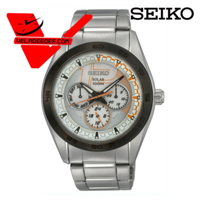 ดูภาพ Veladeedee นาฬิกา Seiko Solar Sport นาฬิกาข้อมือผู้ชาย สายสแตนเลส รุ่น SNE197P1 - สีเงิน เพิ่มเติม Veladeedee นาฬิกา Seiko Solar Sport นาฬิกาข้อมือผู้ชาย สายสแตนเลส รุ่น SNE197P1 - สีเงิน