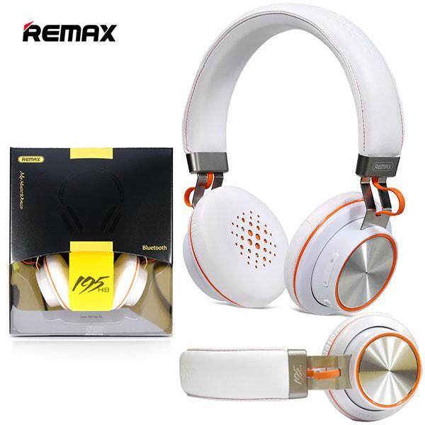 โปรโมชัน Remax 195HB หูฟังบูลทูธ แบบครอบหู Bluetooth Headphone SuperBass Hi-Fi Headphone ราคาถูก หูฟัง หูฟังสอดหู