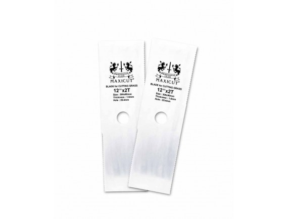 ใบมีดตัดหญ้า ทรงปังตอ ขนาด 12"x2T,14"x2T ให้รัศมีการตัดที่กว้าง ตัดได้ไว เหมาะสำหรับสนามหญ้า ลับคมได้ง่าย ราคา 80 บาท*ส่งฟรี