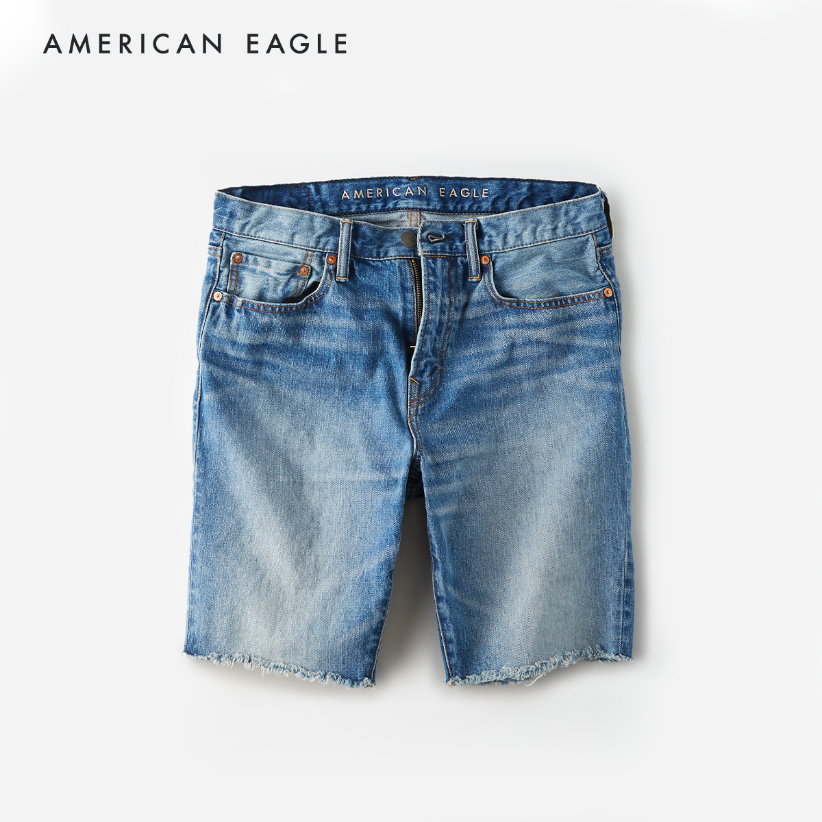 American Eagle Ne(x)t Level Denim Short กางเกง ยีนส์ ผู้ชาย ขาสั้น(013-6975-058)