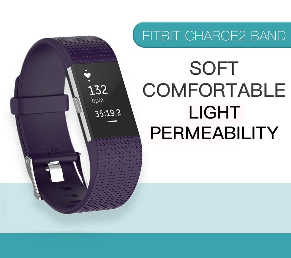 สายสำรองสำหรับ Fitbit Charge 2