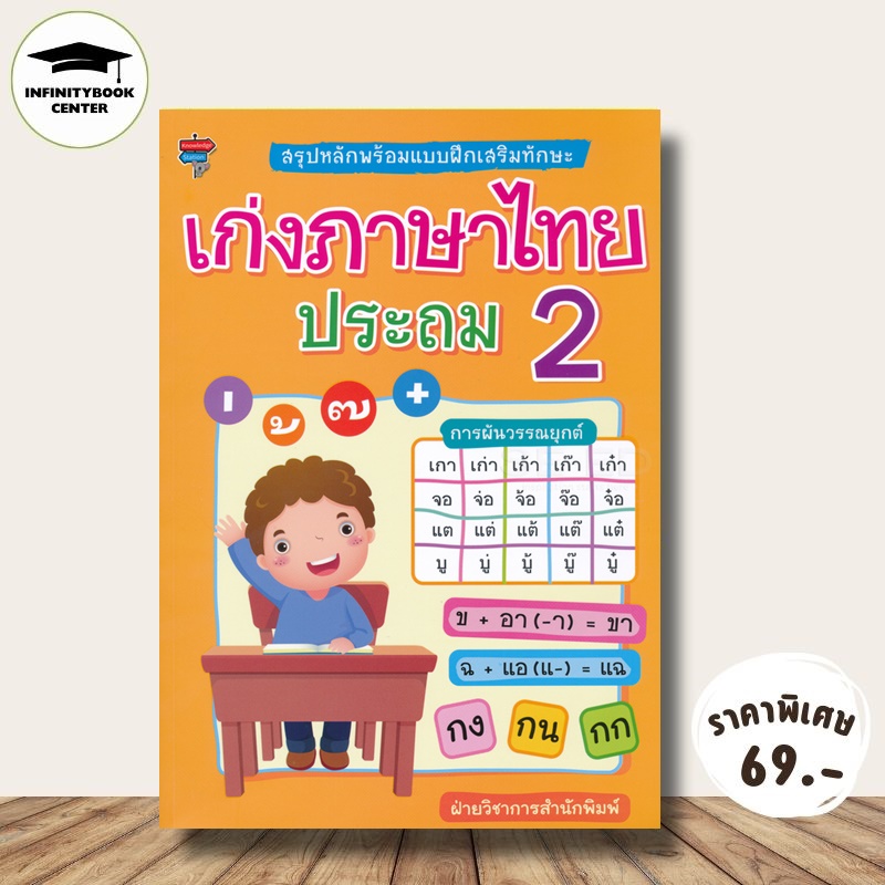 หนังสือ ราคา 225 บาท สรุปหลักพร้อมแบบฝึกเสริมทักษะ เก่งภาษาไทย ประถม 2 : แบบฝึกหัดภาษาไทย ภาษาไทยประถมศึกษา ภาษาไทย ป.2