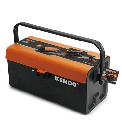 KENDO 90210 กล่องเครื่องมือเหล็ก 16 พร้อมลิ้นชักเลื่อนด้านบน 40x18x20cm