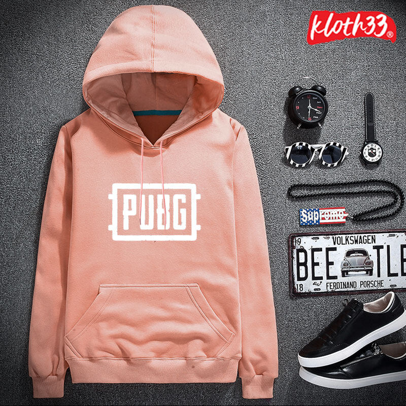 Kloth33 เสื้อฮู้ด เสื้อกันหนาวมีฮู้ด เสื้อมีฮู้ด HOODIE SWEATER ฟรีไซส์ ลาย Pubg