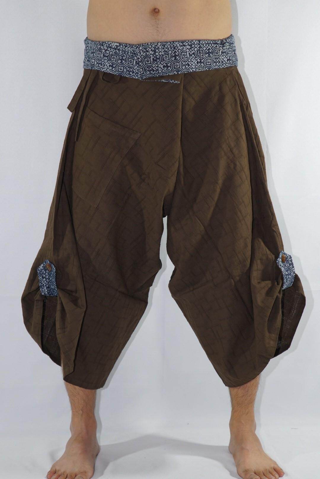 ซามูไร เอวผูก (Samurai pants)