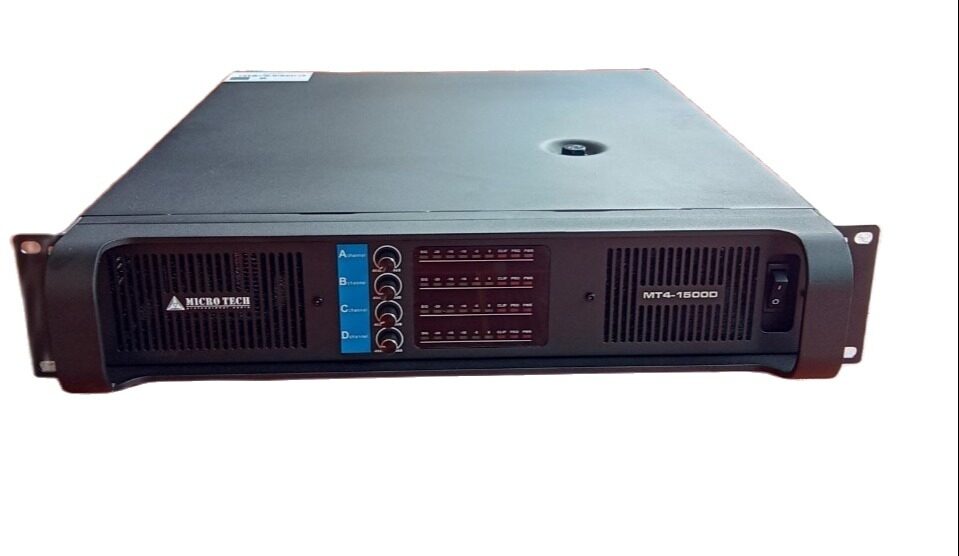 MICROTECH รุ่น MT 4-1500D เพาเวอร์แอม 1500W ต่อ1ช่อง สินค้ารับประกัน 1ปี ราคา 18,900 บาท*ส่งฟรี