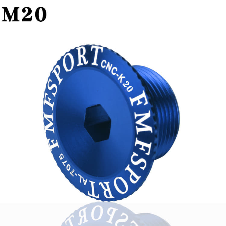 น็อตสีปิดขาจาน Meraco  อลูมิเนียม AL 7075 M18 / M19 / M20 อุปกรณ์แต่งจักรยาน (บรรจุ 1 ชิ้น)