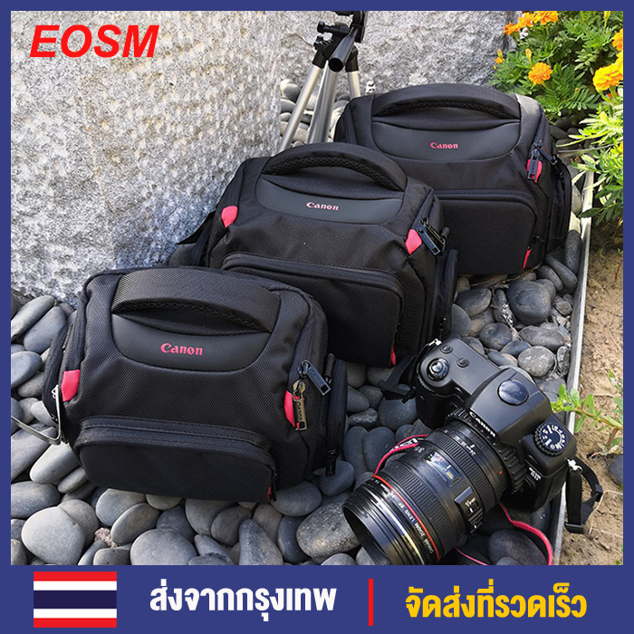 EOSM Portable Waterproof Camera storage bag มืออาชีพ DSLR ถุงเก็บกล้องกันน้ำกระเป๋ากล้องดิจิตอลสำหรับ Canon 100D 1100D 1200D 450D 500D 550D 600D 650D 700D EOS-M EOS-M2