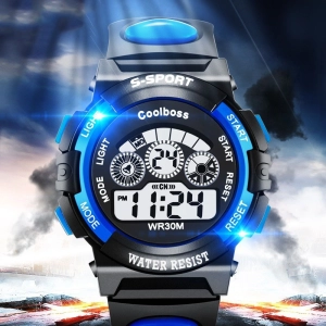 ภาพหน้าปกสินค้านาฬิกาข้อมือดิจิตอล สำหรับผู้ชาย นาฬิกาข้อมือแฟชั่น LED ดิจิทัล แบบควอตซ์ สไตล์เรียบ ที่เกี่ยวข้อง