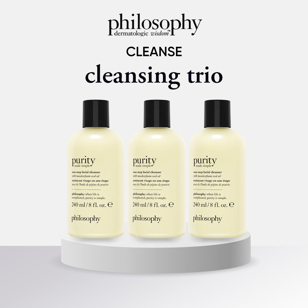 [Exclusive Set] Purity Made Simple Cleanser Triple Set (Purity Made Simple One-Step Facial Cleanser 240ml X3) ราคา 3,570 บาท*ส่งฟรี