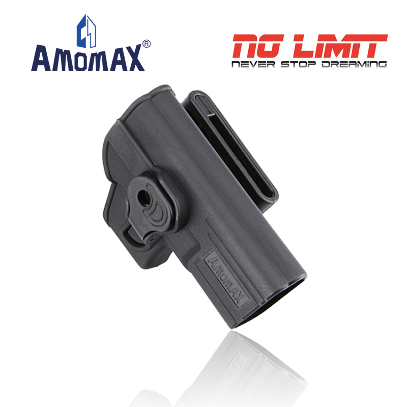 ซองปืน ปลดไว Amomax รุ่น (AM-GAG) โมเดล Glock Series สำหรับ TM / WE / AW / KJW / Army / Double Bell / HFC ซองแข็ง กันน้ำ ทำจาก Polymer ซองปรับได้ 360 องศา