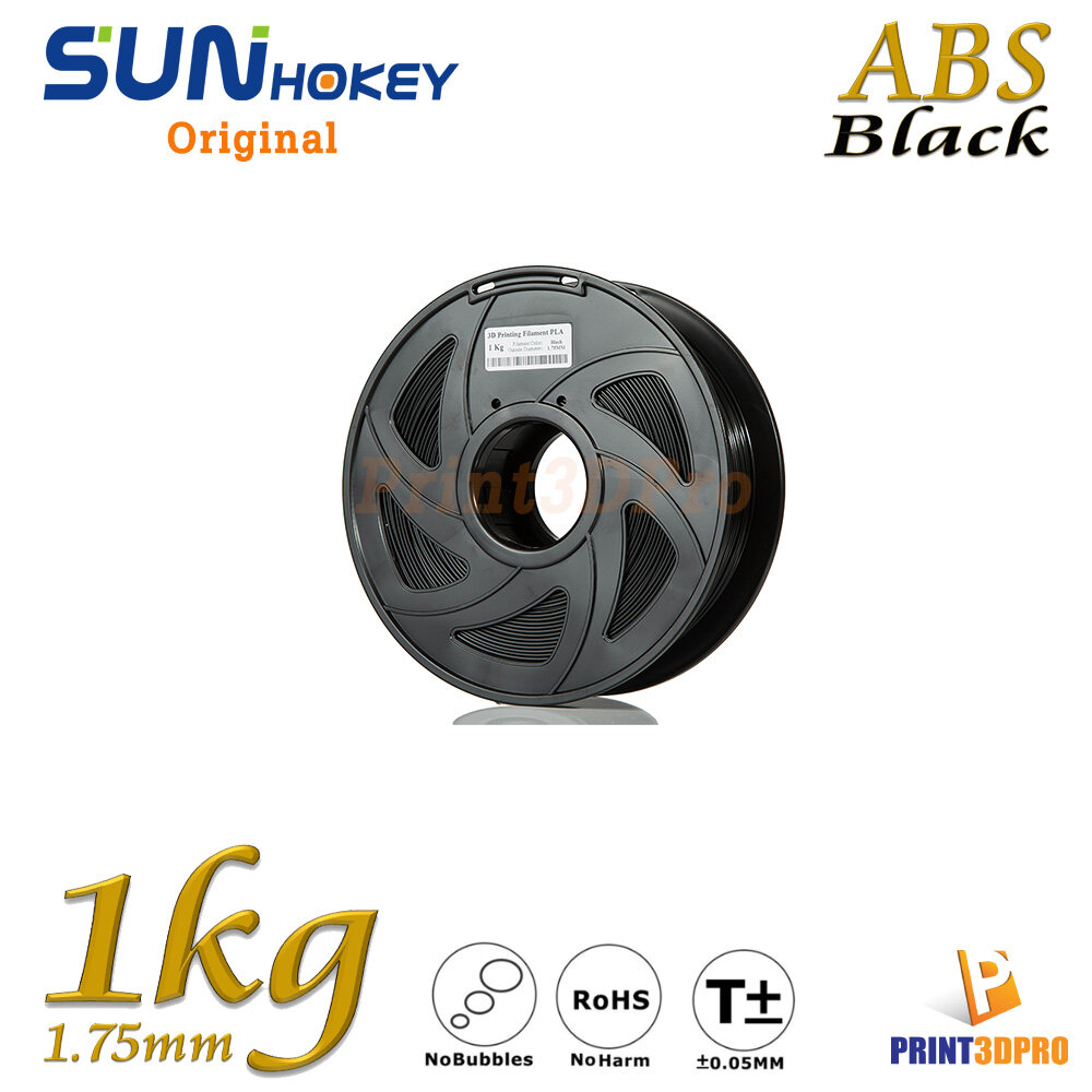 Sunhokey Filament ABS 1kg 1.75mm High Purity , High Precision , High Quality , High Toughness