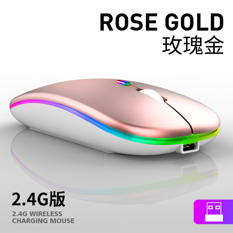 พร้อมส่งจากไทย!Original zone เมาส์เก็บเสียง เงียบไร้เสียง Office 2.4GHz Wireless Silent Mouse RGB Backlight DPI