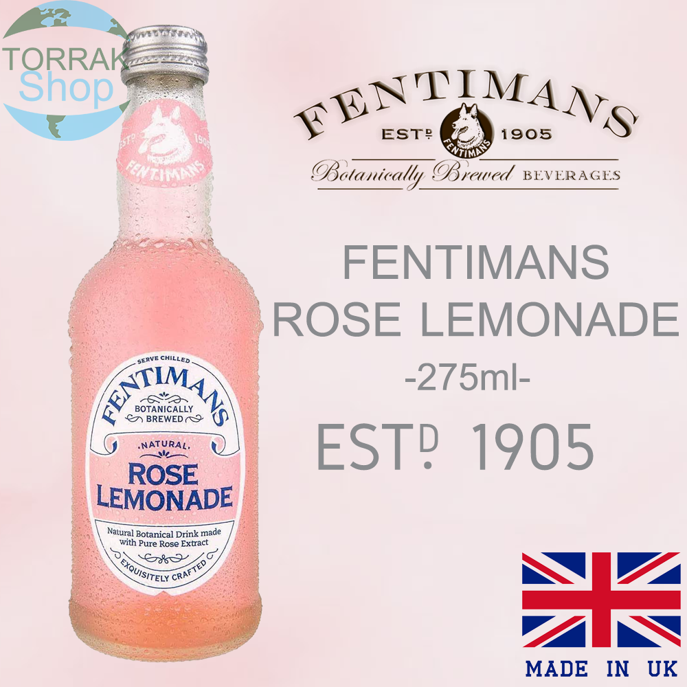 Fentimans Rose Lemonade 275ml เฟนติแมนส์ โรสเลมอนเนด 275มล