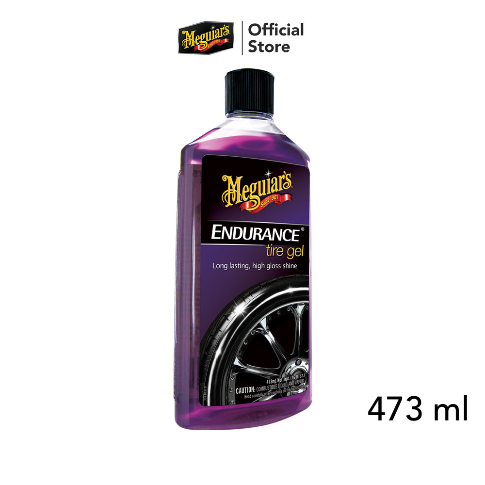 Meguiar's G7516 Endurance Tire Gel น้ำยาเคลือบเงายางดำ ชนิดเจล ขนาด 473 มิลลิลิตร เคลือบยางเงาสวย คงทนสุด เข้มแบบธรรมชาติเหมือนใหม่ ติดทนนาน ราคา 650 บาท*ส่งฟรี
