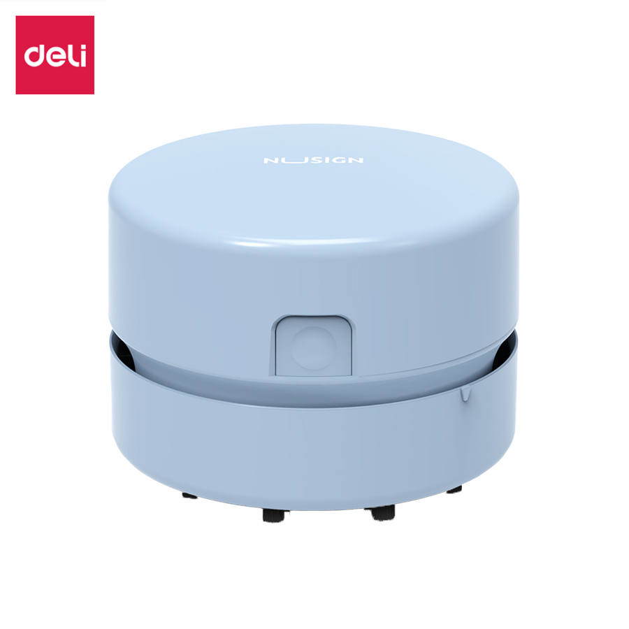 Deli Nusign เครื่องดูดฝุ่น mini แบบพกพา ไร้สาย การทำความสะอาดโต๊ะนักเรียน ขี้กบดินสอการทำความสะอาดแป้นพิมพ์Desk vacuum cleaner ราคา 179 บาท*ส่งฟรี