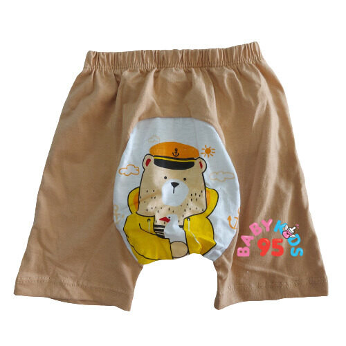 BABYKIDS95 (1ตัว) 3-6 เดือน กางเกงก้นบาน สวมทับผ้าอ้อม กางเกงเด็ก กางเกงต่อเป้า Big Bum Pant For Baby 3-6 months old (1 pc)