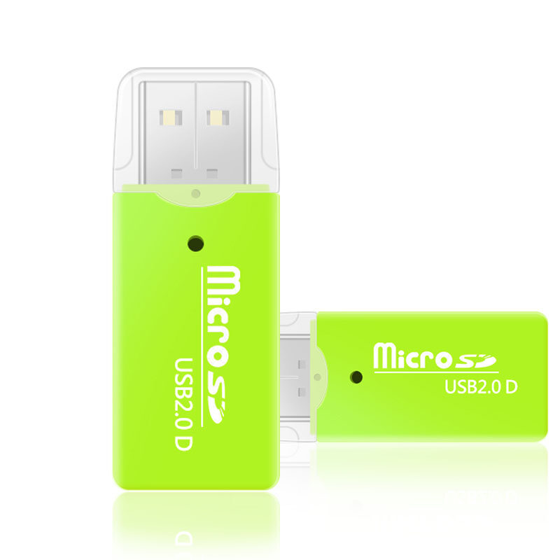 แบบพกพา USB 2.0 Card Reader USB TF Micro SD OTG อะแดปเตอร์เครื่องอ่านการ์ดหน่วยความจำสำหรับ Samsung Macbook Huawei LeTV