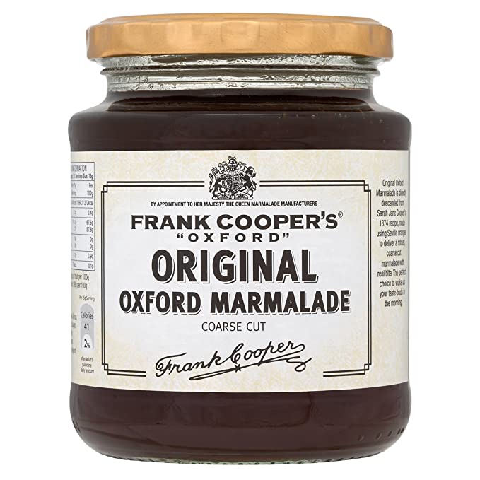 Frank Cooper's Original Coarse Cut Oxford Marmalade 454g แฟรงคูเปอร์ อ็อกซ์ฟอร์ด มาร์มาเลด แยมแยมผิวส้มสูตรต้นตำรับ
