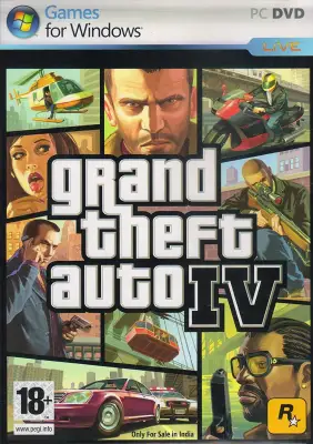 PC เกมส์คอม GTA IV Grand Theft Auto IV: The Complete Edition แฟรชไดรฟ์