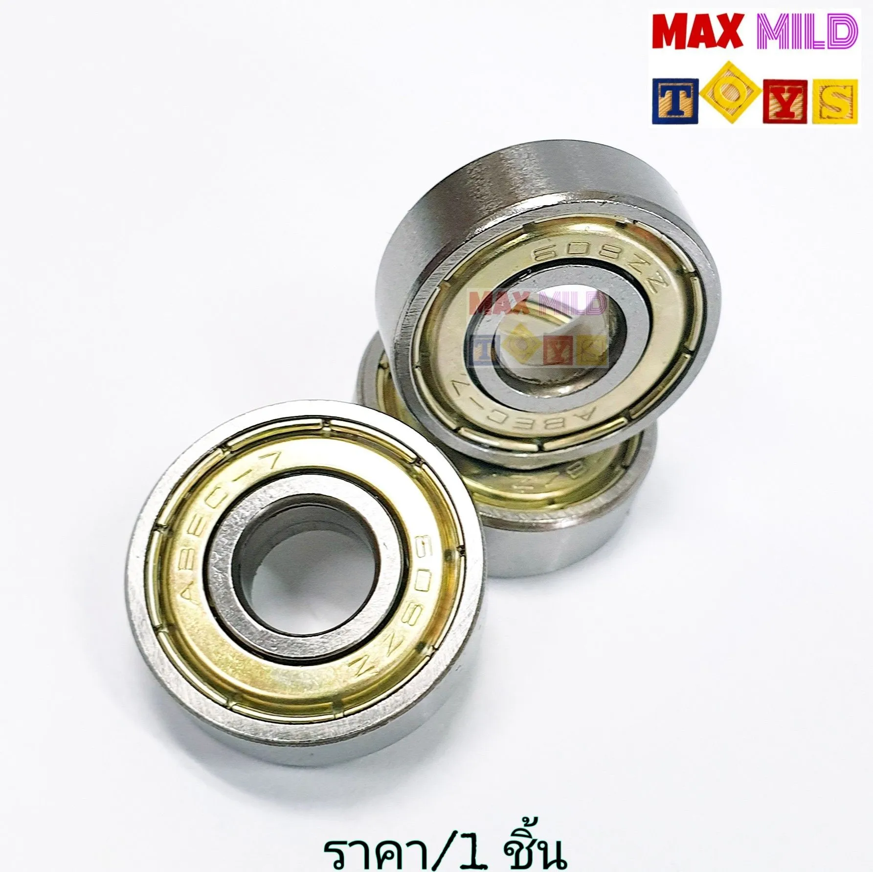 Bearing 608 ลูกปืนล้อสกู๊ตเตอร์ อะไหล่ลูกปืนล้อ ตลับลูกปืน สเก็ตบอร์ด รถดุ๊กดิ๊ก โรลเลอร์เบลด