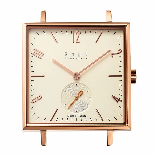 KNOT | นาฬิกาข้อมือ Square Small Second ของแท้ (ผลิตในประเทศญี่ปุ่น ) Made in Japan รุ่น SQ-32RGIV ราคา 6,450 บาท*ส่งฟรี