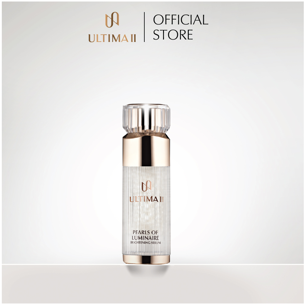 ULTIMA II PEARLS OF LUMINAIRE BRIGHTENING SERUM 30ml. เพิร์ล ออฟ ลูมิแนร์ ไบร์เทนนิ่ง เซรั่ม 30ml. (เซรั่มไข่มุก, กระจ่างใส, เรียบเนียน, ชุ่มชื้น, คอลลาเจน)