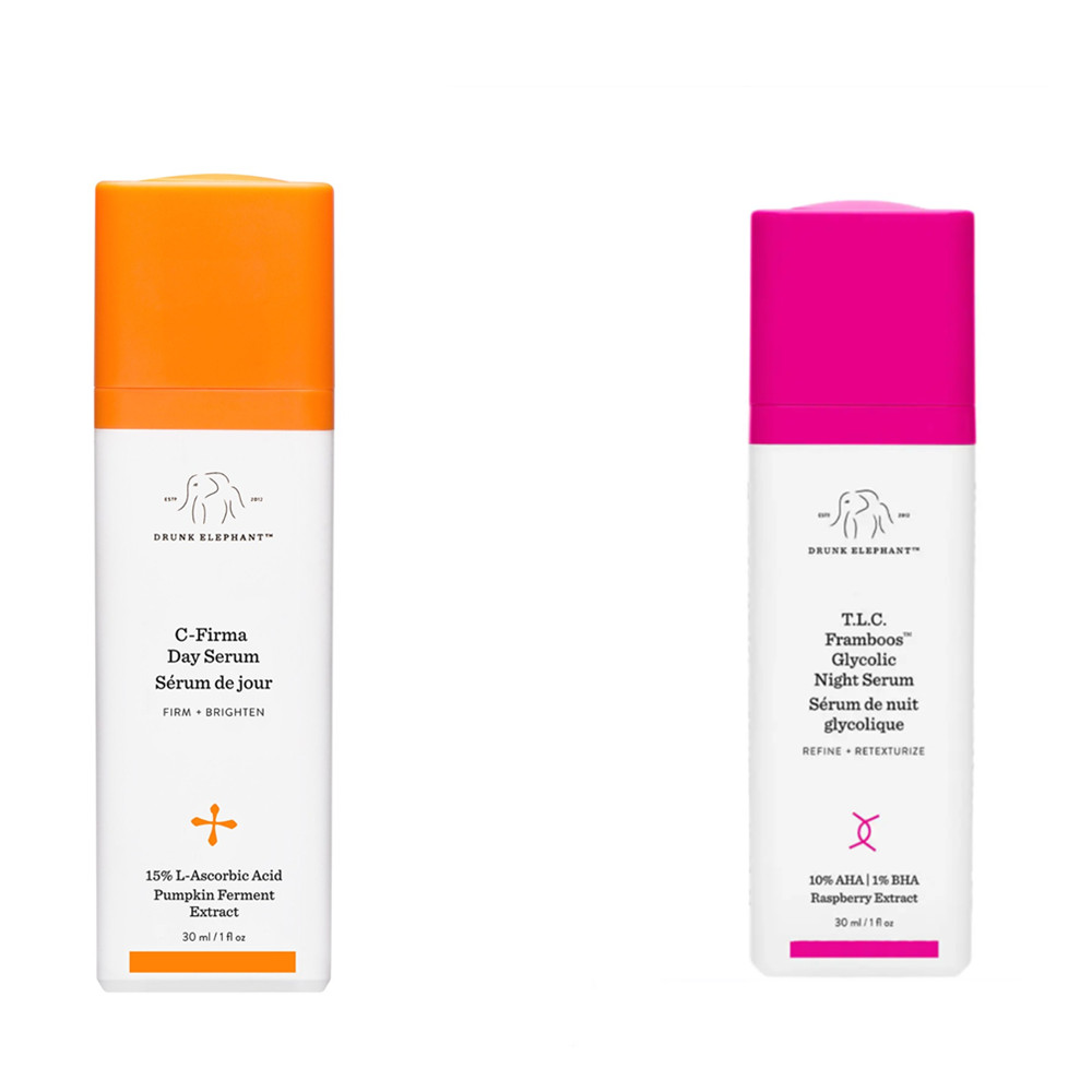 Drunk Elephant Skin T.L.C. Framboos Serum D-30 ml / Drunk Elephant C-Firma Fresh Day Serum D-30 ml ราคา 2,334 บาท*ส่งฟรี