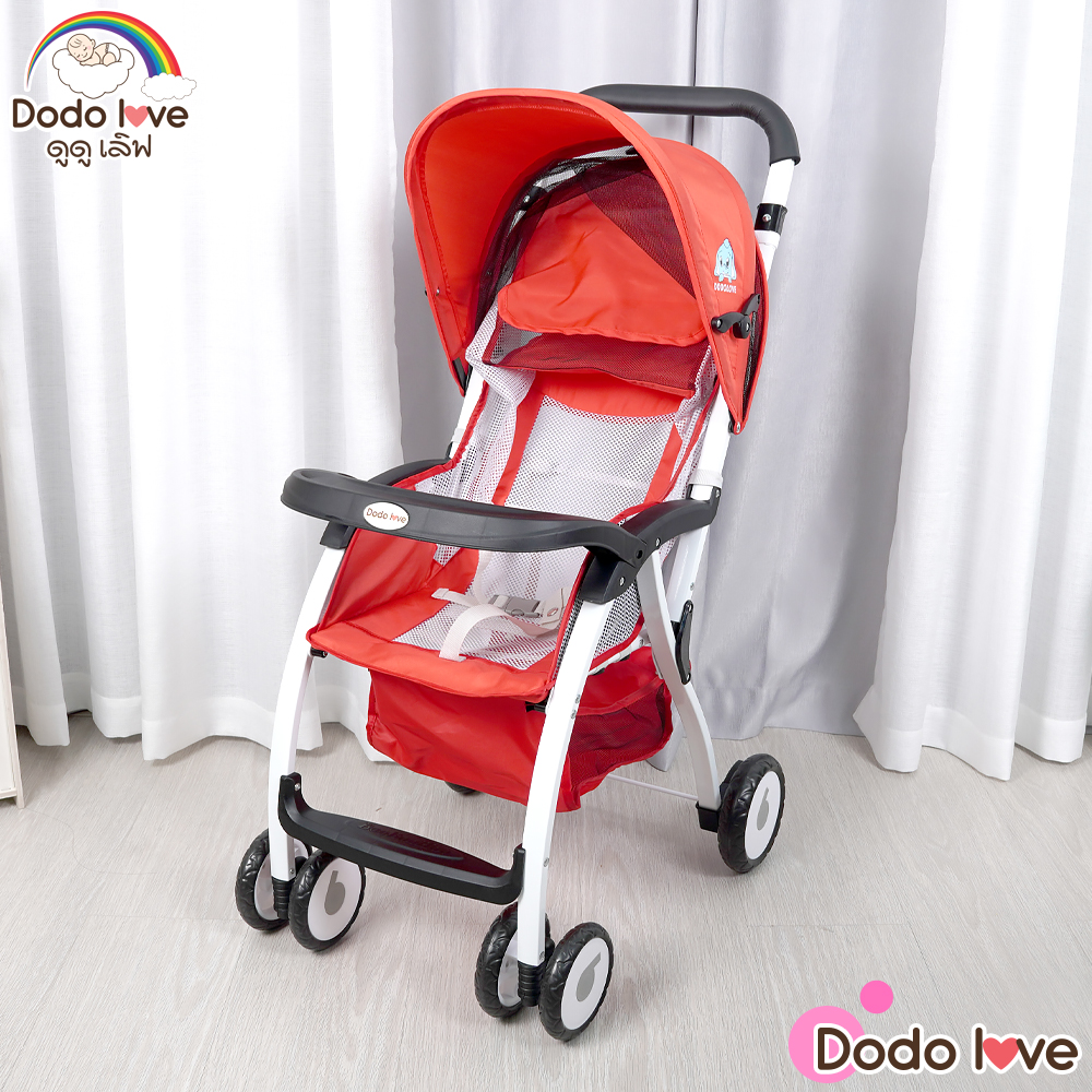 รถเข็นแรกเกิด-2ปี DODOLOVE รถเข็นเด็ก 4 ล้อ รถเข็นพับได้ รถเข็นพกพามีพนักพิงปรับเอนได้ รถเข็น น้ำหนักเบา