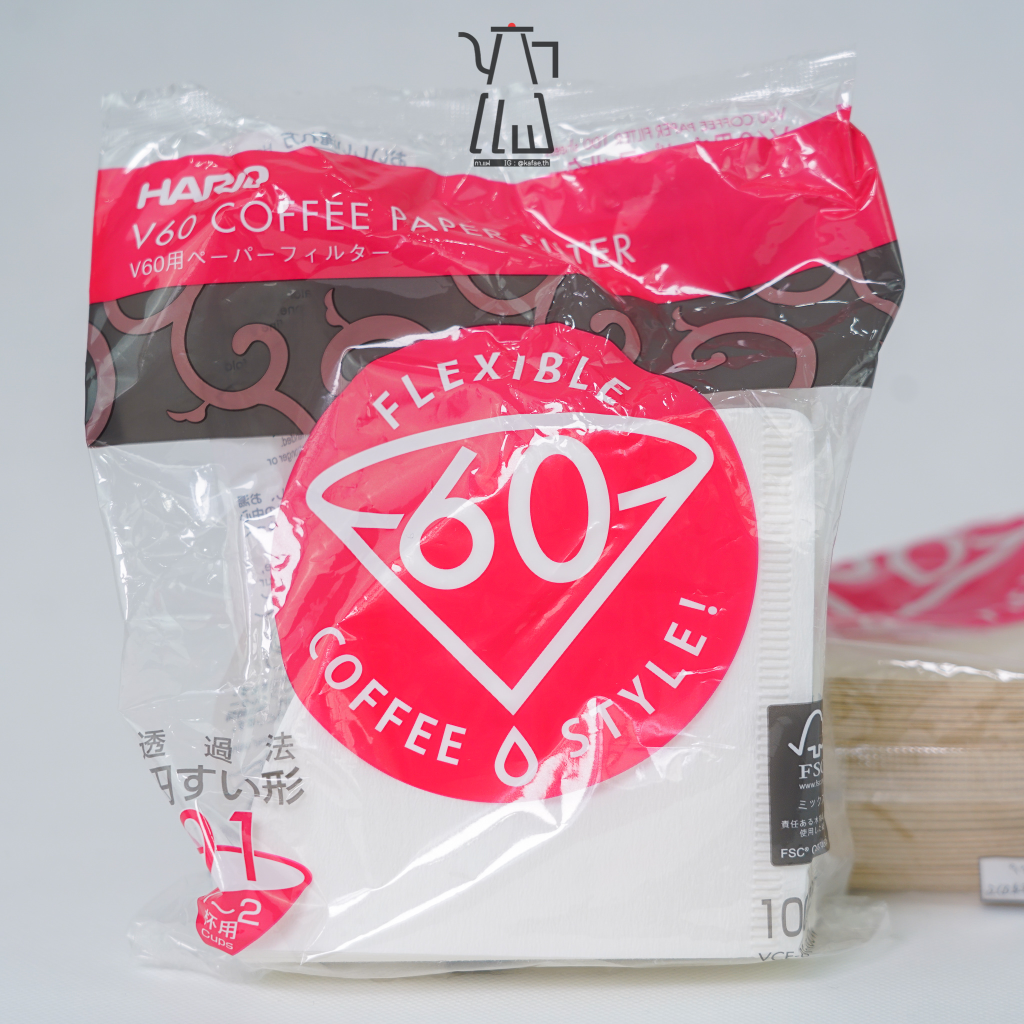 อุปกรณ์กาแฟดริป กระดาษกรอง HARIO V60 Paper Filter 01 VCF-01-100W 02 VCF-02-100W White 100 Sheets กระดาษกรองกาแฟดริป รุ่น 01 / 02 สีขาว 100 แผ่น