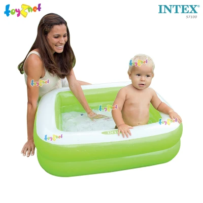 Intex Play Box Pool 0.85x0.85x0.23 m Green no.57100