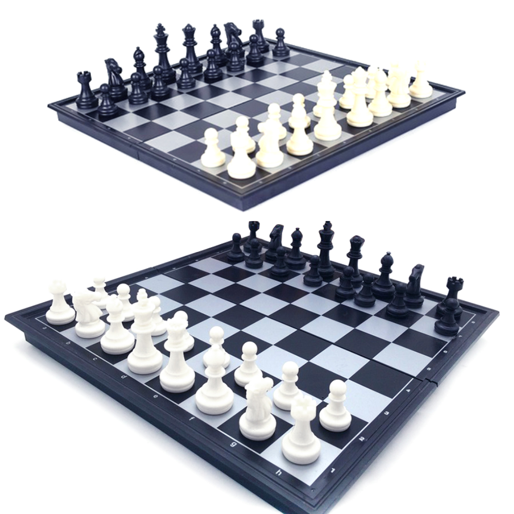 Galelookหมากรุกแม่เหล็กหมากรุกสากลแม่เหล็ก Black&White Magnetic Chess ของเล่น เด็ก