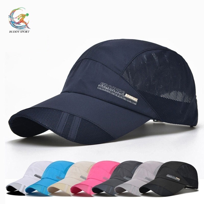 หมวกวิ่ง หมวกแก๊บ หมวกกีฬา หมวกวิ่ง หมวก ปรับสายได้ หมวกออกกำลังกายกลางแจ้ง ป้องกันUV  [HAT-G1]