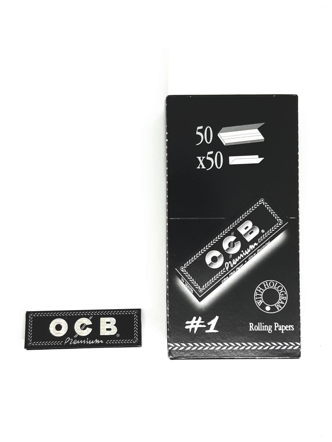 กระดาษโรล OCB Premium Small (ไซส์เล็ก) (1 x 50 x 50 ) 1 กล่อง