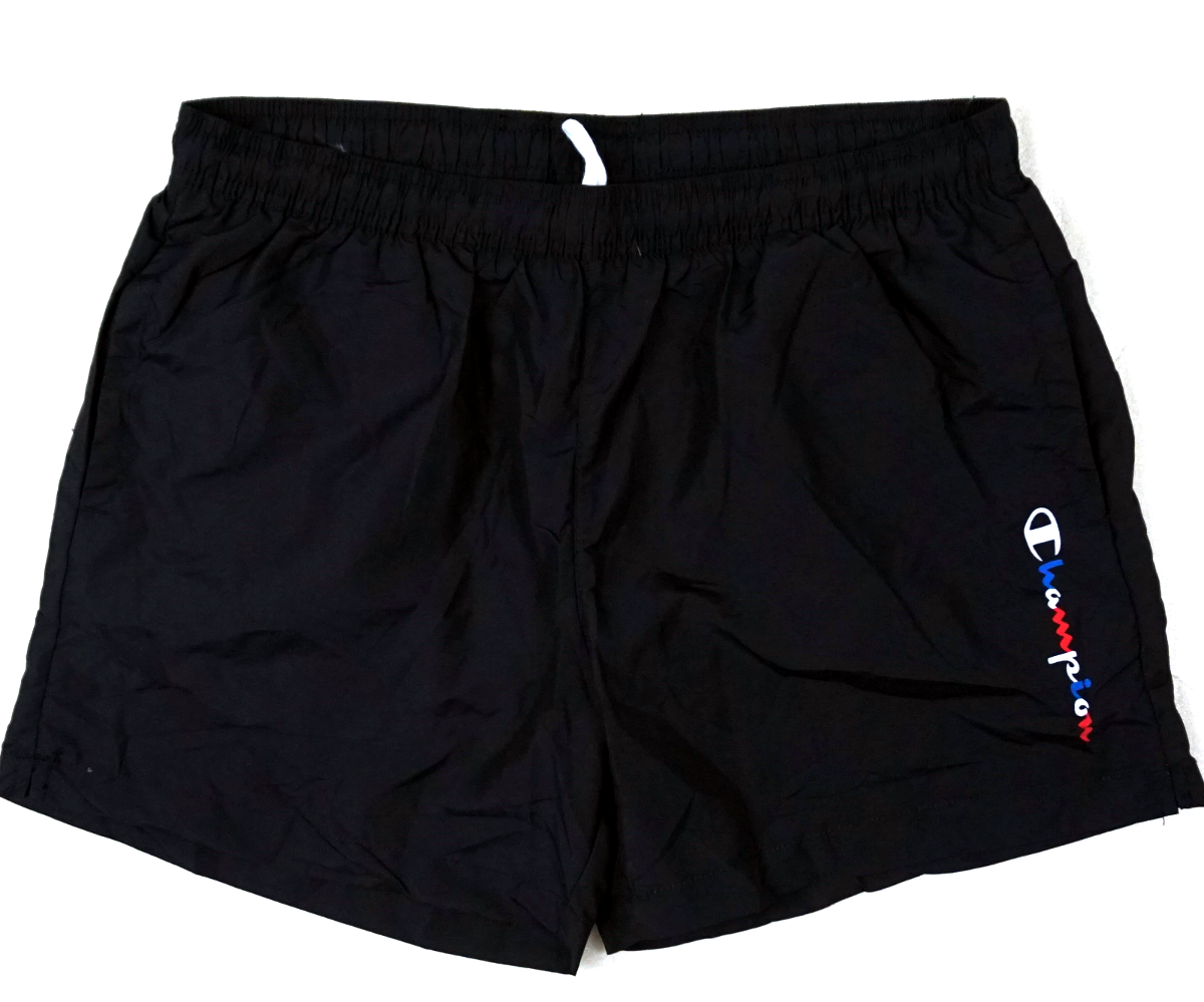 Champion Swim Trunks Black Shorts beach shorts S M L สีดำ กางเกงว่ายน้ำ