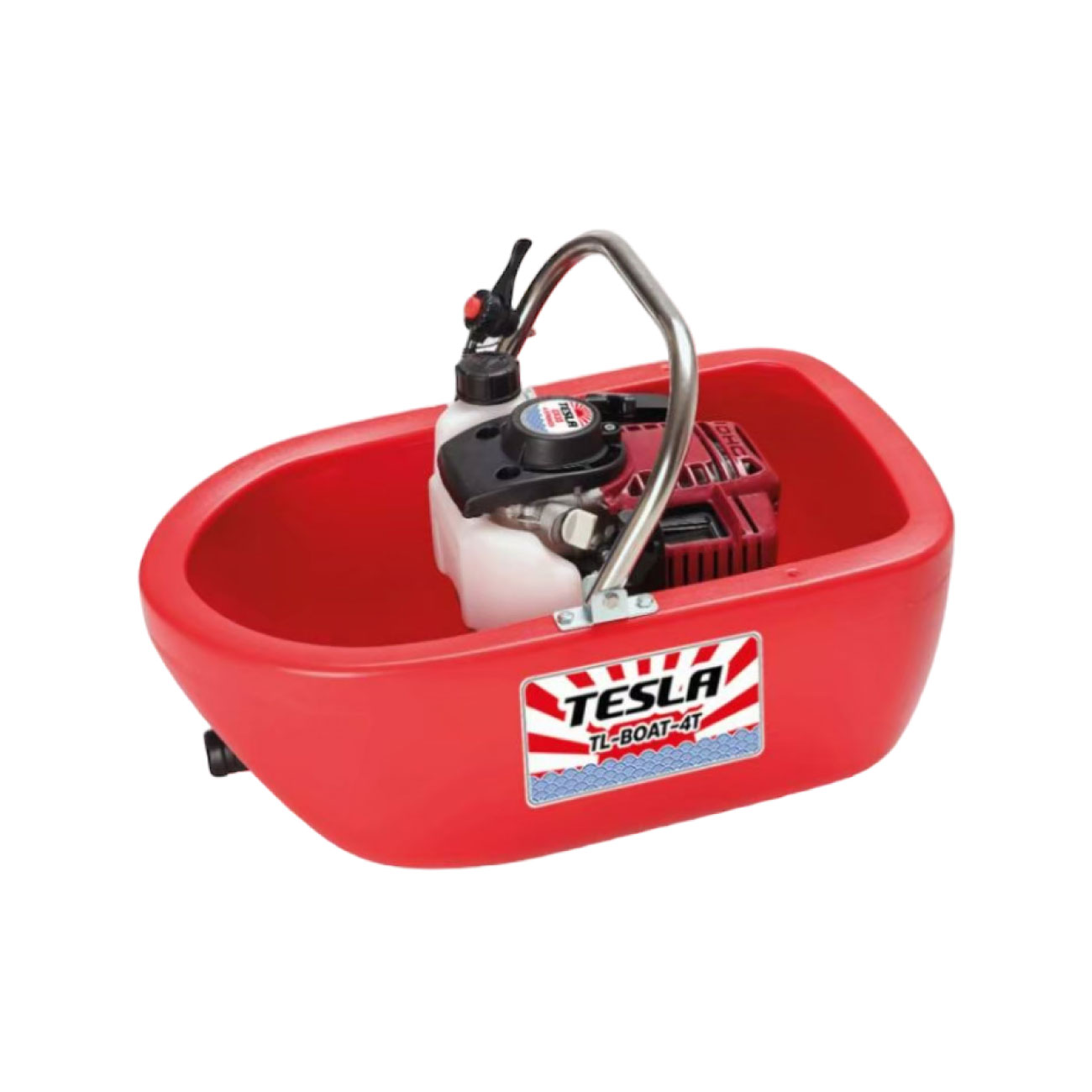 TESLA 4-stroke watering boat, water pump boat, water pump boat, water spray boat model TL-BOAT-4T ราคา 4,067 บาท*ส่งฟรี
