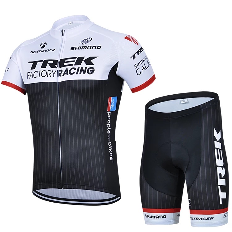 ชุดสั้นปั่นจักรยานลายทีม ยี่ห้อ:TREK 9D gelสำหรับนักปั่นทั้งชายและหญิง