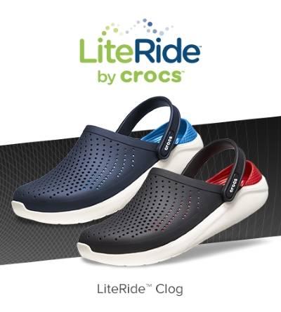 รองเท้าแตะ crocs LiteRide ใส่สบาย ทั้งชายและหญิง วัสดุผลิตจากยางแท้ 100% ขายดีที่ สุดราคาส่ง  A