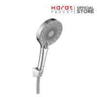 Karat Faucet ฝักบัวสายอ่อนปรับน้ำ 3 ระดับ ขนาด 13.2 ซม. พร้อมสายสแตนเลส 304 รุ่น KS-16-233-50