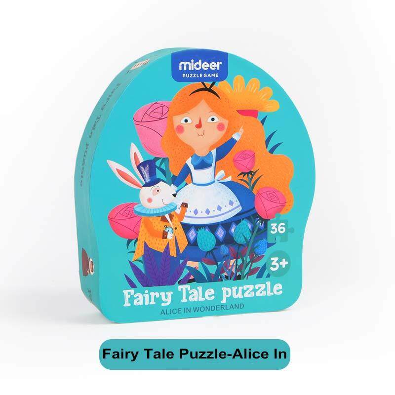 Mideer มิเดียร์ Fairy Tale Puzzle จิ๊กซอว์เล่านิทาน สำหรับน้อง 2-3 ขวบ ของเล่น ของเล่นเสริมพัฒนาการ ของเล่นลูกน้อย ของเล่นเด็ก ของเล่นดนตรี ของเล่นฝึกสมาธิ ของเล่นไม้ สื่อการเรียนรู้ สื่อการเรียนการสอน จิ๊กซอว์