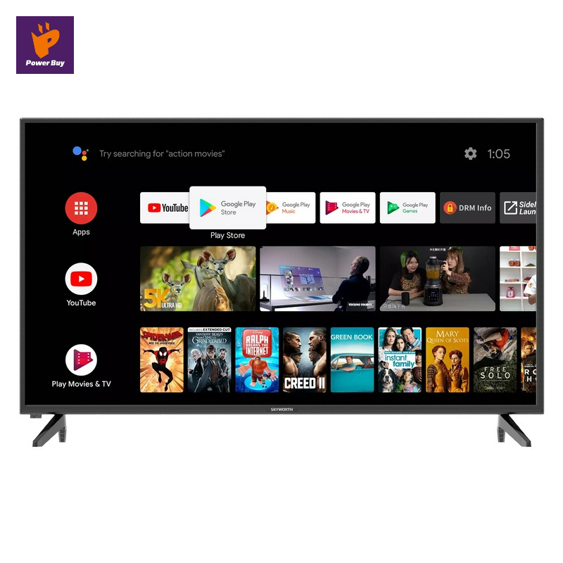 SKYWORTH ทีวี FHD LED (42", Android) รุ่น 42V6 ราคา 7,990 บาท*ส่งฟรี