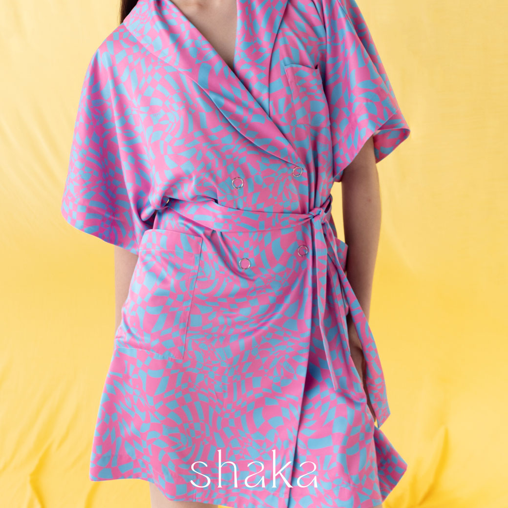 Shaka SS24 Retro wrap dress ราคา 4,165 บาท*ส่งฟรี