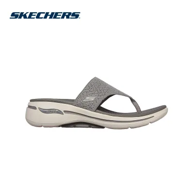 Skechers สเก็ตเชอร์ส รองเท้าแตะ ผู้หญิง GOwalk Arch Fit On-The-Go Sandals Shoes - 140221-GRY